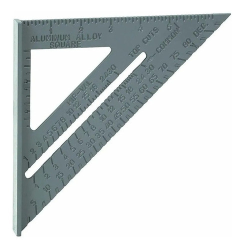 Escuadra C/sombrero Aluminio Ruhlmann 0