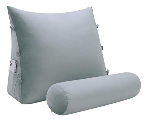 Vercart Bed Wedge Pillow Cojines De Lectura Ajustables Para 0