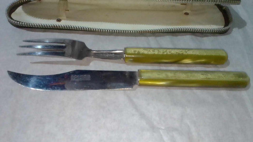Set Cuchillo Y Tenedor  Para Asado Inox-tegua Ind,arg 1