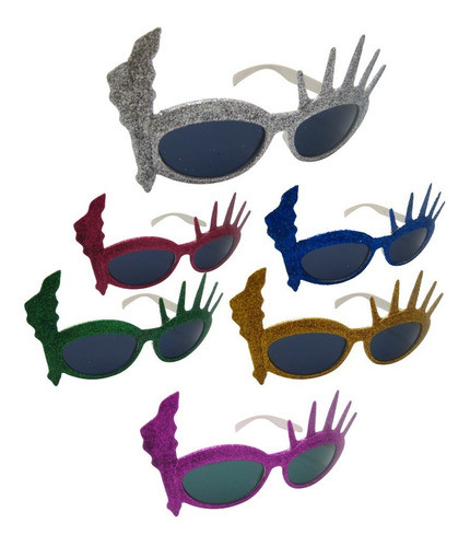 Combo Anteojos Olimpicos X3 Purpurina Antorcha Cotillon 0