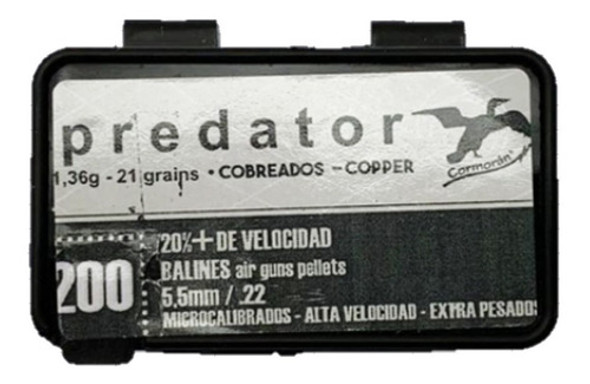 Chumbo 5,5 Predator Cobreado 0