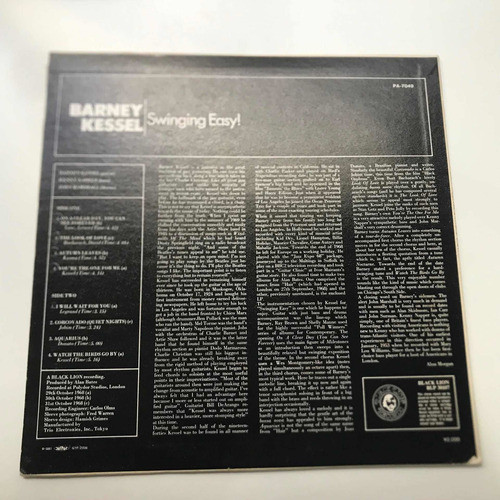 Lp- Barney Kessel ( Swinging Easy ) 1