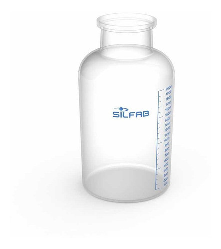 Repuesto Aspirador Silfab -frasco Vidrio 2lt C/ Tapa -niple 0
