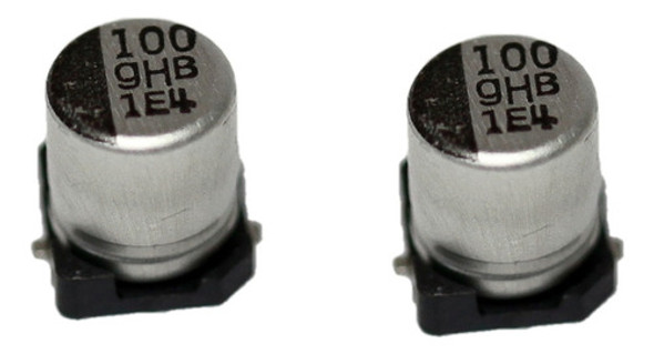 10u Capacitor Electrolitico Miniatura Smd 100ufx4v 1° Htec 0