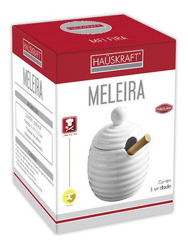 Meleira Em Porcelana Branca 11,5cm - Huskraft 1