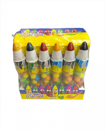 Crayon Con Pastillas 24 U Sorpresitas,  Piñatas, Golosinas 0