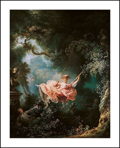 Lamina Fine Art El Columpio Fragonard 50x60 Myc Arte 0
