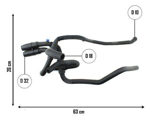 Manguera Calefaccion Laguna 2.0 Gasolina-f3r-8v 1997 / 2002 1