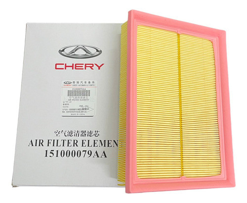 Filtro Ar Do Motor - Tiggo 7 Pro Chery 0