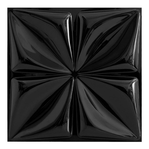 4 Panel Difusor De Sonido Acustico - Negros. 0