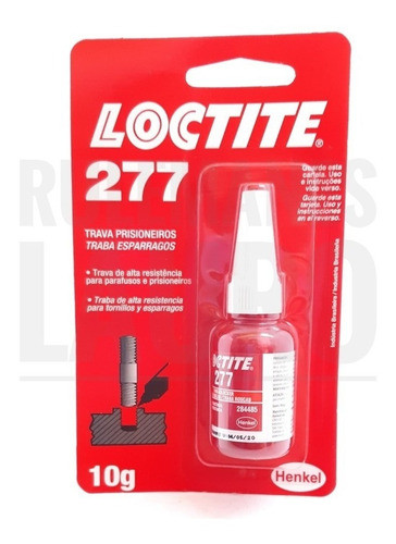 Fijador De Roscas Loctite Resistencia Alta 10 Gr 1