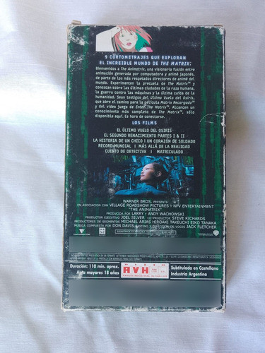 Vhs Original . Animatrix . Animación 1