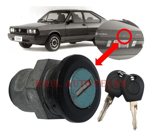 Cilindro Miolo Porta- Mala Passat Ls 3 Pts Gol Voyage Ate 95 0