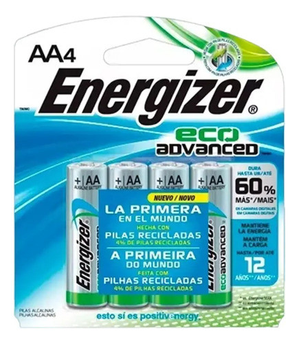 Pack Pilas Energizer Advanced Aa X4 Febo 0