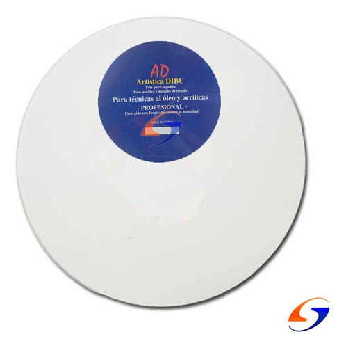 Bastidor Lienzo Redondo 30cm. Serviciopapelero 0