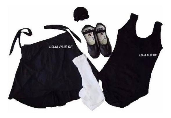 Kit Roupa Uniforme  Ballet Para 8, 10, 12, 14, 16 Anos 0 Kit Roupa Uniforme  Ballet Para 8, 10, 12, 14, 16 Anos 0