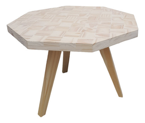 Mesa Octogonal De Pino Macizo Lista Para Pintar 0