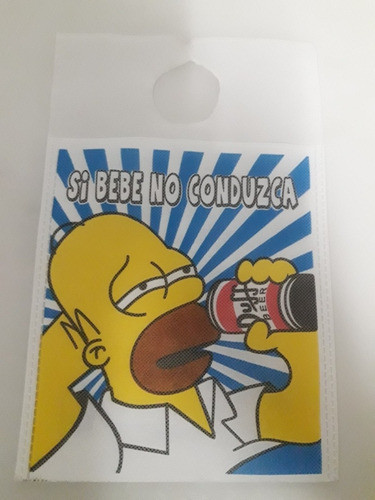 Bolsa Homero Simpson Conduzca 0
