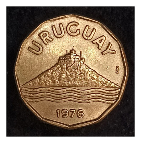 Uruguay 20 Centavos 1976 Excelente Km 67 1