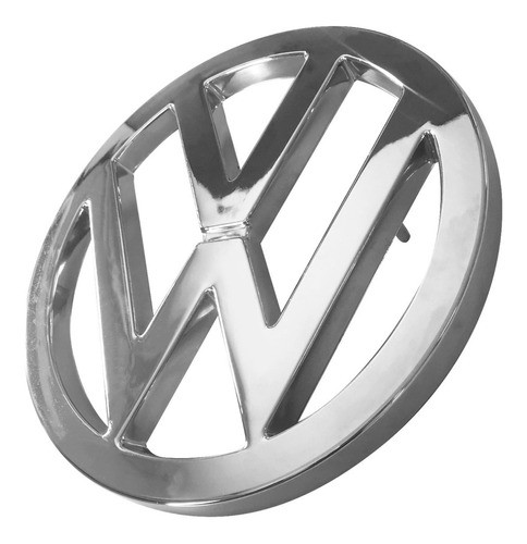 Emblema Volkswagen Cromado 17cm Grade Caminhão Ano 85 A 91 0