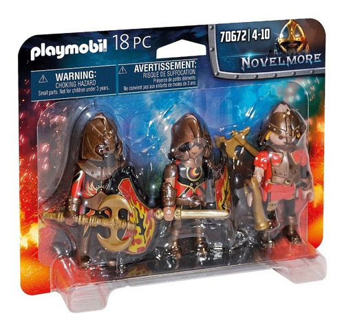 Playmobil 70672 Novelmore Set X3 Bandidos De Burnham 0