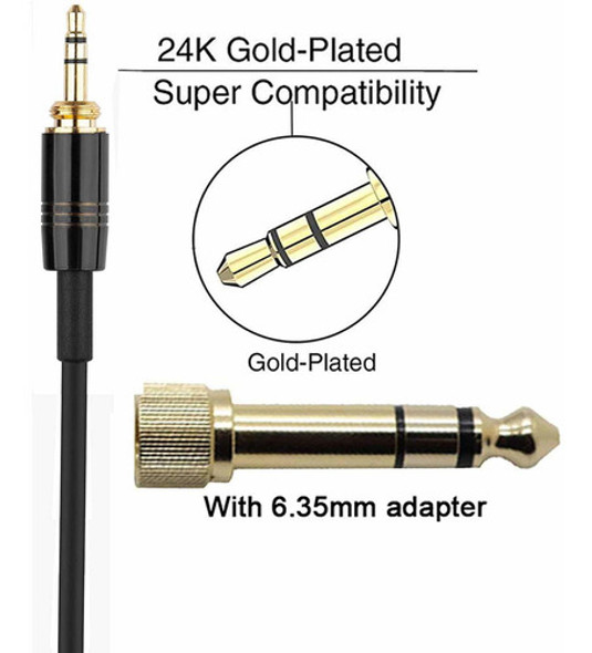 Cable De Audio De Repuesto Para Auriculares Akg K240 1