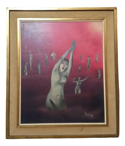 Cuadro Infierno De Cármen Nieto Único En El Mercado 0