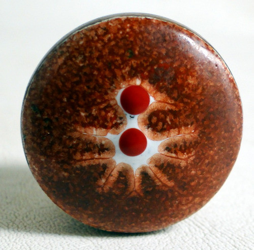 Pastillero Cobre Y Esmalte Arte Antica Antiguedades 1