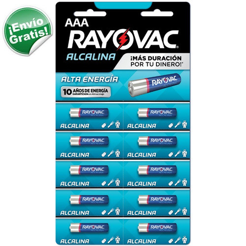 Pilas Aaa Alcalinas Rayovac 120 Unid.el Mejor Precio C/envío 0