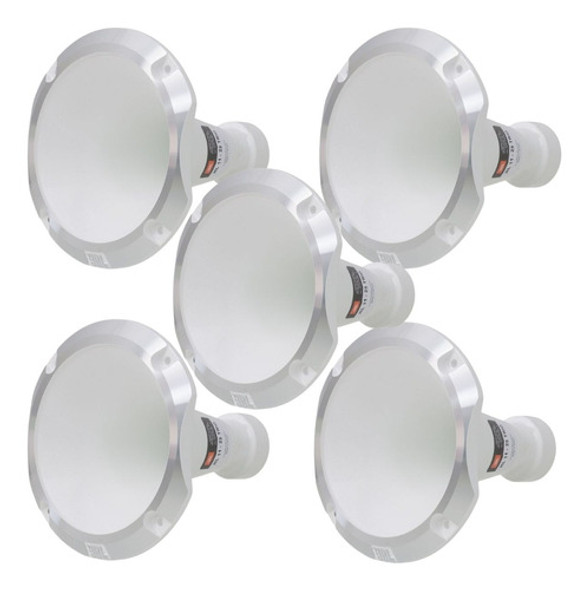 Kit 05 Cornetas Alumínio Jbl Hl11-25 Trio Rosca Branca 0