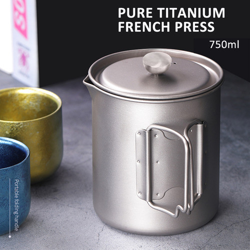 Copo Titanium Caneca Francesa Titanium Lixada 750ml Exterior 1