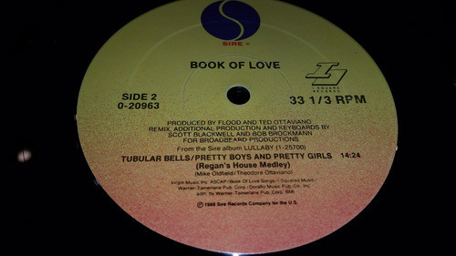 Book Of Love Pretty Boys And Pretty Girls Tubular Bells Maxi 1