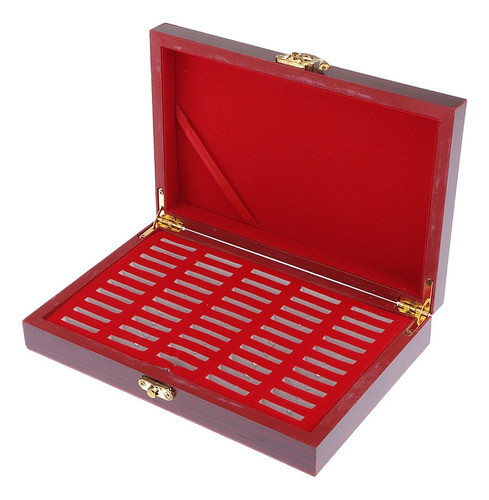 .. Caixa De Moedas De Madeira Para Colecionadores - Vitrine 1