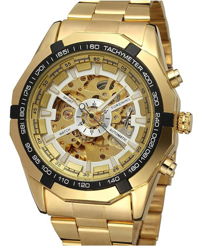 Ganador Alta Calidad Hombres Reloj Mecánico Automático Grand 1