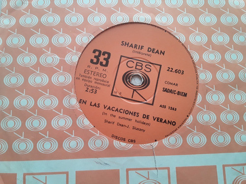 Sharif Dean Me Amas En Las Vacaciones De Verano Single Kktus 1