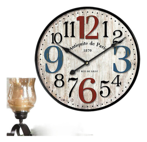 Decoración Reloj Vintage Reloj - Eruner Francia París Rural 0