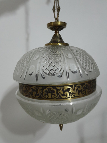 Lámpara Colgante Antigua Tipo Globo 0