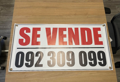 Cartel Se Vende Se Alquila Inmobiliaria Lona 80 X 45 Cms 1