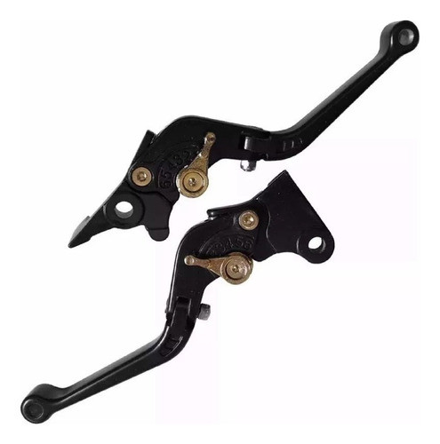 Manija Freno Embrague Rebatible Honda Xr 250 150 190 Negro 0