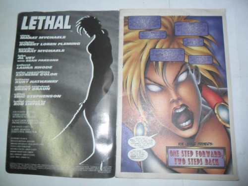 Lethal 1996 Rob Liefeld Killer First Issue Comic Historieta 1