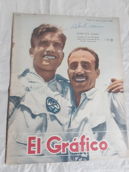 El Grafico N° 1641 Año 1951 Marcos Ciani - Cai Vs Sport Boys 0
