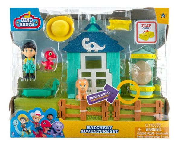 Dino Ranch Hatchery Adventure Set Con Figuras Wabro 0