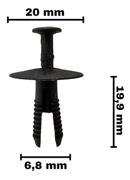 Gancho Grampa Broche Traba Clip Extensible Chevrolet X10 C 1