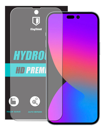 Película iPhone 14 Pro Max Kingshield Gel Hd Cobertura Total 0