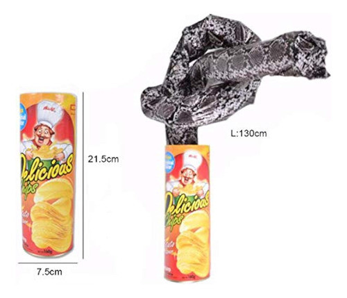 Halloluck Serpiente Mágica De Papas Fritas, 1