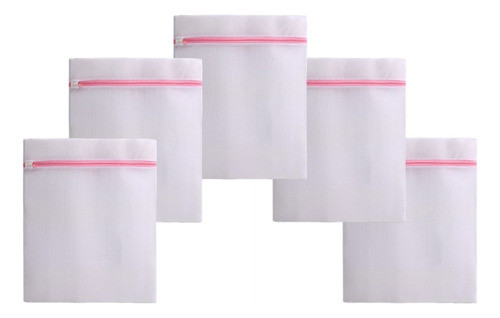 Kit 5 Saquinhos De Lavar Roupas Delicadas 40x50cm Intima 0