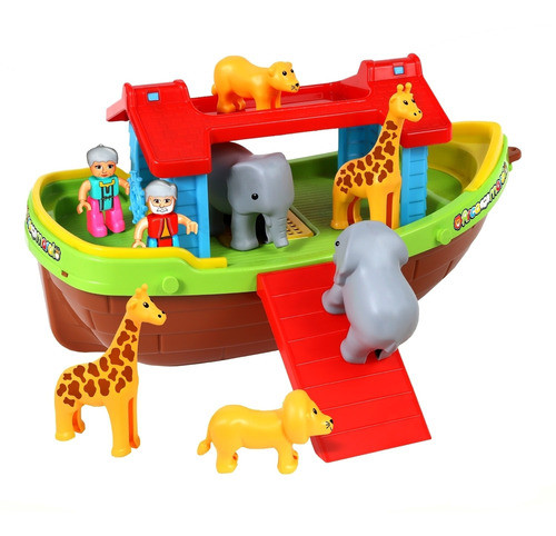 Arca De Noé 22 Peças Com Animais - Maral Brinquedos 0