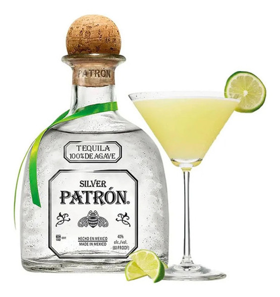 Tequila Patrón Silver Ultrapremium 700ml - Importado México 1