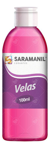 Corante Líquido Pink Fluorescente Sarama Velas Anilina 100ml 0