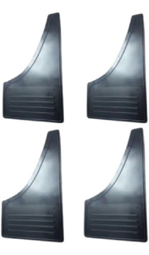 Barreros Juego X4 Universales De Goma Para Auto 0